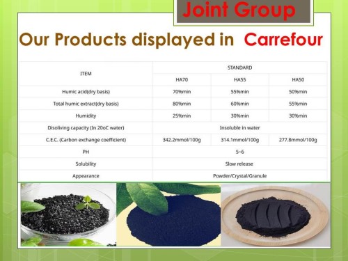 Leonardite ore powder