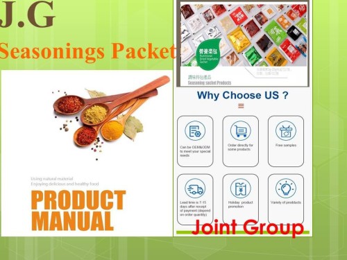 Seasonings packet