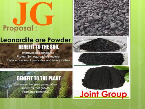Leonardite ore powder