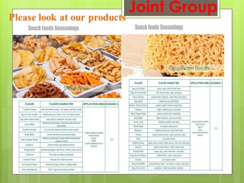 Seasonings packet