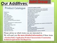 All kinds of Asphalt additives